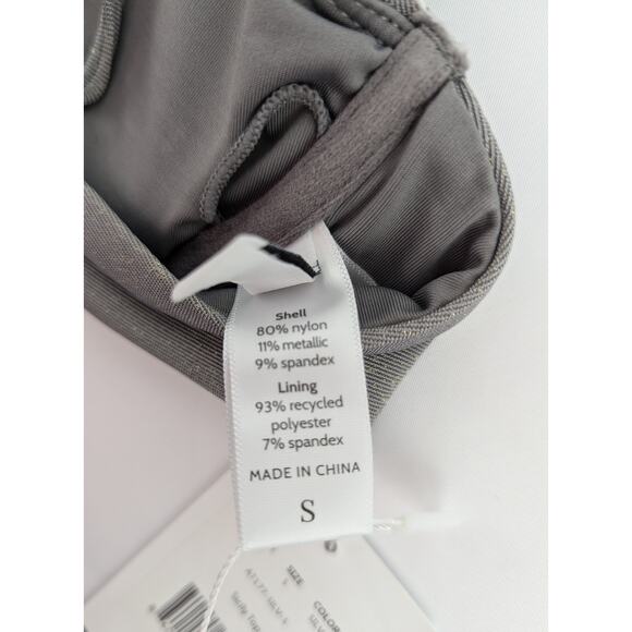 Andie Swim Sicily Underwire Bikini Top in Shimmery Silver Gray - Picture 5 of 10